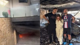 Tragédia! Casa dos pais de MC Gui pega fogo e destrói tudo