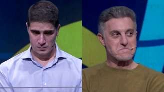 Rafael e Luciano Huck no Quem Quer Ser um Milionário, do Domingão (Reprodução/TV Globo)