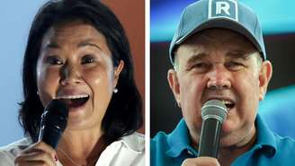 Keiko Fujimori e Rafael López Aliaga lideram a intenção de votos