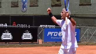 João Soares durante torneio de Porto Alegre 