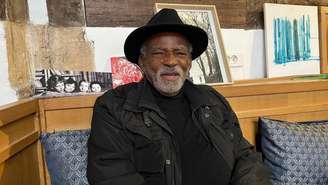 O ator e diretor brasileiro Antônio Pitanga, em Paris. 11 de abril de 2026