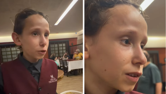 Jhonny tem 18 anos, mas tem a aparência de uma criança