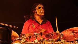 Jay Weinberg durante show com o Slipknot em 2022