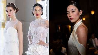 Batons vermelhos e olhos esfumados 