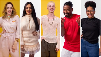 Ana Paula, Jordana, Juliano, Boneco e Milena formam o top 5 e podem ganhar o BBB 26