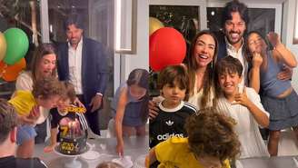 Patrícia Abravanel e família