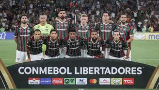 Fluminense em partida contra o Independiente Rivadavia 