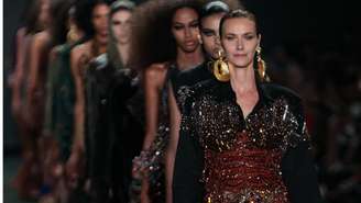 Desfile da Hisha, no Rio Fashion Week 
