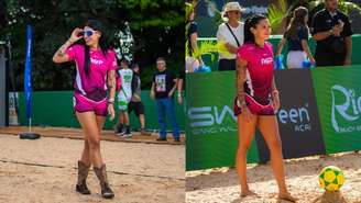 Confira o futevôlei da Ana