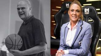 Oscar Schimidt e Hortência (Fotos: redes sociais)