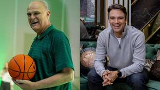 Oscar e Tadeu Schimidt (Fotos: Instagram e Globo)