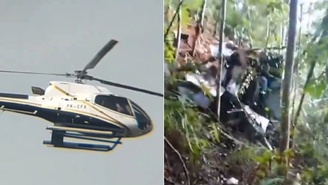 Queda de helicóptero matou oito pessoas na Indonésia