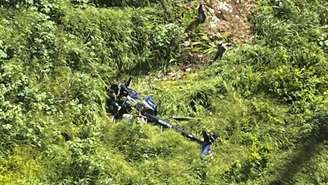 Helicóptero caiu logo após levantar voo em Campina Grande (PB)