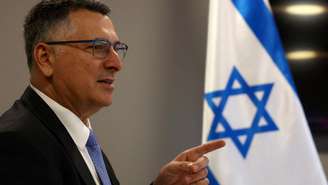 O ministro das Relações Exteriores de Israel, Gideon Saar.