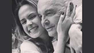 Ana Paula Renault e o pai