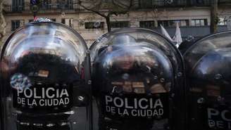 Integrantes da Polícia da Cidade de Buenos Aires. Foto ilustrativa.