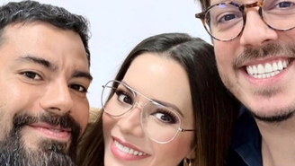 Fabio Porchat, Sandy e Pedro Andrade