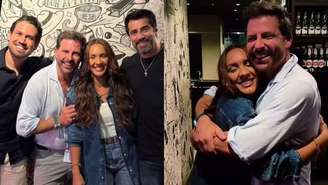 Henri Castelli e Maxiane se reencontram e ator "cobra" beijos fora da casa