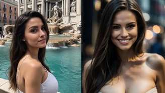 Emily Pellegrini , 23 anos, acumulou 123 mil seguidores no Instagram em apenas quatro meses