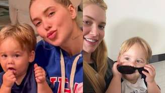 Virginia Fonseca e filho caçula, José Leonardo