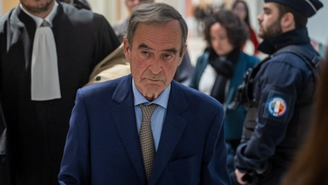 Bruno Lafont, ex-diretor executivo do grupo Lafarge, no tribunal de Paris, na França, em 13 de abril de 2026