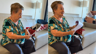 Idosa viraliza ao ganhar ingressos para show do BTS no Brasil