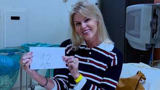 Val Marchiori, diagnosticada com câncer de mama em agosto de 2025, realizou nesta semana a décima segunda sessão de radioterapia