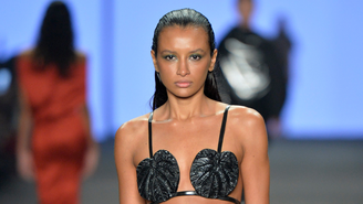 Tendências de beleza do Rio Fashion Week desfile Normando,