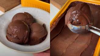 Sabe quando tudo o que você mais quer é uma sobremesa gostosa e que não dê muito trabalho? Que tal este sorvete de chocolate ?