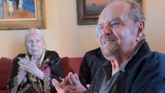 Jack Nicholson em rara aparição, em seu aniversário de 89 anos