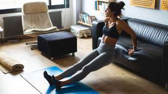 Fitness em casa / Foto: Shutterstock