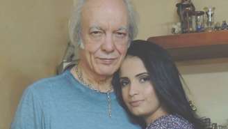 Erasmo Carlos e esposa Fernanda Esteves