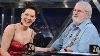 Claudia Raia e Jô Soares