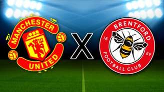 Manchester United e Brentford se enfrentam pela Premier League.