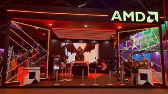 AMD marca presença na gamescom latam com PCs equipados com CPUs Ryzen e GPUs Radeon