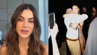 Camila Coelho se emociona ao falar de reconciliação com o pai 