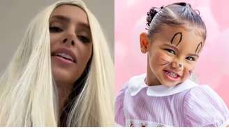 Bruna Biancardi surge loira platinada para agradar Mavie