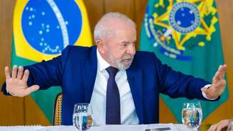 Presidente Lula durante entrevista