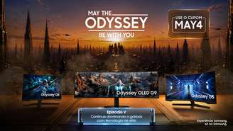 Samsung oferece até 30% de desconto nos monitores da linha Odyssey