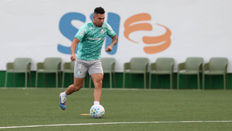 Paulinho participou da preparação para o jogo entre Palmeiras e Santos e voltou a ser relacionado pelo Alviverde Paulista