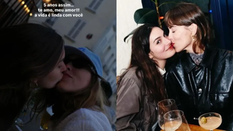 Atriz de Malhação comemora aniversário de namoro com fotografa