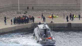 Os militantes da “Flotilha de Gaza” foram desembarcados no porto de Atherinolakkos, em Creta, em 1º de maio de 2026, com com exceção do brasileiro Thiago Ávila e do espanhol Saif Abu Keshek, que foram levados para Israel.