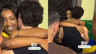 Iza curte samba agarradinha com João Vitor Silva —