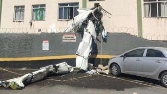 Monomotor bateu em prédio ao cair em BH