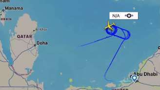 Avião dos EUA roda antes de perder o sinal no Golfo Pérsico