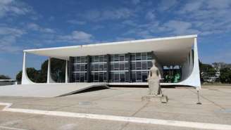 Palácio do Supremo Tribunal Federal na Praça dos Três poderes em Brasília