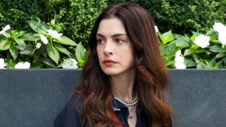 Anne Hathaway em “O Diabo Veste Prada 2” 