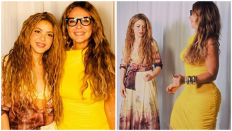 Paolla Oliveira mostra vídeo de encontro com Shakira