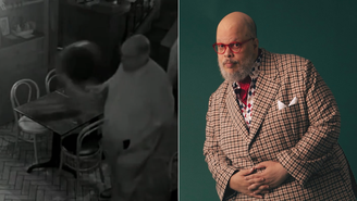 Cantor Ed Motta é flagrado jogando cadeira dentro de restaurante no Rio