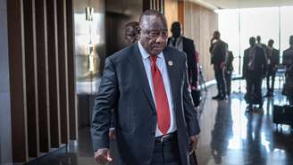 Presidente sul-africano, Cyril Ramaphosa, está no cargo desde 2018. (15/02/2026)